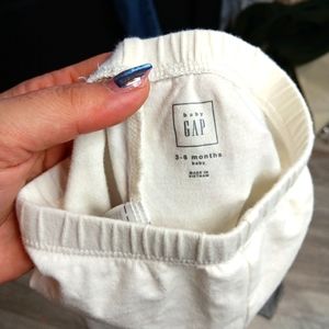 3 BABY GAP HEATHERED BLUE LEGGINGS- SIZE 3-6 M